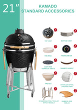 Load image into Gallery viewer, Kamado BBQ 21' Black/Green/Red - Hong Kong Rooftop Party