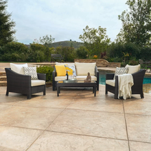 Load image into Gallery viewer, Chiangmai Sofa Set, Beige Cushions - Hong Kong Rooftop Party