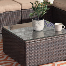 Load image into Gallery viewer, Super Family Sofa Set, Black or Brown Rattan - Hong Kong Rooftop Party