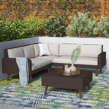 Load image into Gallery viewer, Java Corner Lounge Sofa Set - Hong Kong Rooftop Party