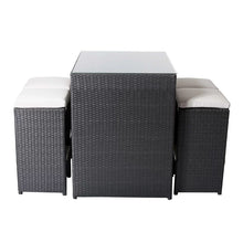 Load image into Gallery viewer, 4 Chair Bar Table, White cushions - Hong Kong Rooftop Party