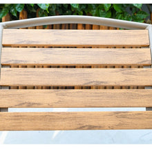 Load image into Gallery viewer, Aluminum Light Brown Polywood Dining Set, 4 Chairs 150cm Table - Hong Kong Rooftop Party