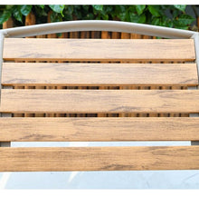 Load image into Gallery viewer, Aluminum Light Brown Polywood Dining Set, 6 Chairs 150cm Table - Hong Kong Rooftop Party