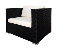 Load image into Gallery viewer, Super Chill Sofa Set, Beige Cushions, Brown Rattan - Hong Kong Rooftop Party