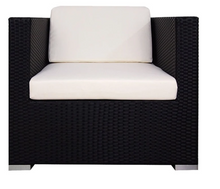 Load image into Gallery viewer, Super Chill Sofa Set, Beige Cushions, Brown Rattan - Hong Kong Rooftop Party