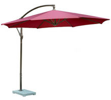Load image into Gallery viewer, Side-Pole Marble Base Umbrella, Red - Hong Kong Rooftop Party