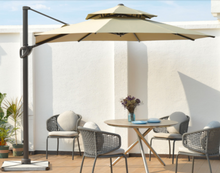 Load image into Gallery viewer, Resort Side-Pole Marble Base Umbrella, White - Hong Kong Rooftop Party
