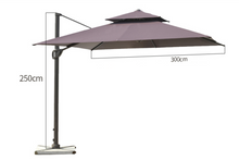 Load image into Gallery viewer, Resort Side-Pole Marble Base Umbrella, White - Hong Kong Rooftop Party