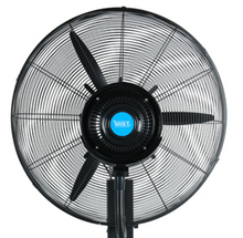 Load image into Gallery viewer, Adjustable Standard Misting Fan, Black - Hong Kong Rooftop Party