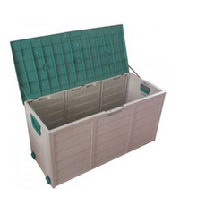 Load image into Gallery viewer, Outdoor Storage Box Plastic Wood, Green - Hong Kong Rooftop Party