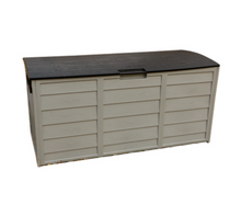 Load image into Gallery viewer, Outdoor Storage Box Plastic Wood, Black - Hong Kong Rooftop Party