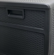 Load image into Gallery viewer, Outdoor Storage Box Rattan, Brown - Hong Kong Rooftop Party