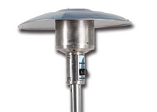 Load image into Gallery viewer, Gas Heater Silver Stainless Steel, with Rain Cover - Hong Kong Rooftop Party