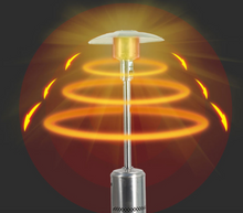 Load image into Gallery viewer, Gas Heater Silver Stainless Steel, with Rain Cover - Hong Kong Rooftop Party