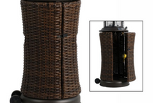 Load image into Gallery viewer, Deluxe Gas Heater Rattan, with Rain Cover - Hong Kong Rooftop Party