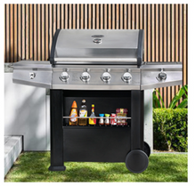 Load image into Gallery viewer, Gas BBQ - 4+1 Burners - Hong Kong Rooftop Party