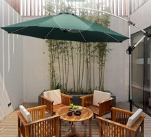 Load image into Gallery viewer, Side-Pole Water Base Umbrella, Beige - Hong Kong Rooftop Party