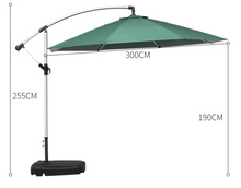 Load image into Gallery viewer, Side-Pole Water Base Umbrella, Green - Hong Kong Rooftop Party