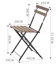 Load image into Gallery viewer, Bistro set, Wood - Hong Kong Rooftop Party