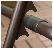 Load image into Gallery viewer, Brown Aluminum Sunbed, Beige Canvas - Hong Kong Rooftop Party