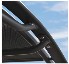 Load image into Gallery viewer, Aluminum Black Sunbed Pair Set, with Table - Hong Kong Rooftop Party