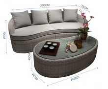 Load image into Gallery viewer, Orchid Sofa Set, Beige - Hong Kong Rooftop Party