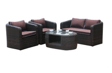 Load image into Gallery viewer, Seregenti Sofa Set, Brown Cushions - Hong Kong Rooftop Party