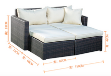 Load image into Gallery viewer, Couple Chill Sofa Set, Grey or Brown - Hong Kong Rooftop Party
