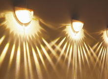 Load image into Gallery viewer, Solar LED Wall Spots - Hong Kong Rooftop Party