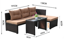 Load image into Gallery viewer, Sweet Adjustable Sofa Set, Brown or Grey - Hong Kong Rooftop Party