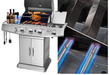 Load image into Gallery viewer, Gas BBQ Deluxe - 3+1 Burners - Hong Kong Rooftop Party