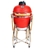 Load image into Gallery viewer, Kamado BBQ 18' Black/Green/Red - Hong Kong Rooftop Party