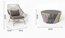 Load image into Gallery viewer, Barcelona Chairs set - Singapore Outdoor Furniture
