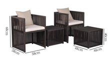 Load image into Gallery viewer, Suzhou Chairs set - Singapore Outdoor Furniture