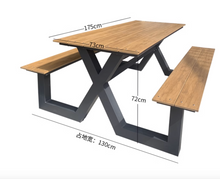 Load image into Gallery viewer, Wood Bench - Singapore Outdoor Furniture