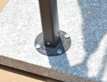 Load image into Gallery viewer, Side-Pole Marble Base Umbrella, Red - Hong Kong Rooftop Party