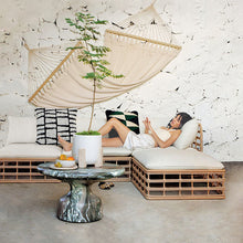 Load image into Gallery viewer, Bali Lounge Sofa Set, White Cushions - Hong Kong Rooftop Party
