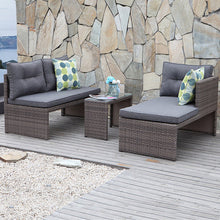 Load image into Gallery viewer, Sweet Adjustable Sofa Set, Brown or Grey - Hong Kong Rooftop Party
