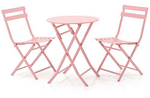 Bistro set, Pink - Hong Kong Rooftop Party