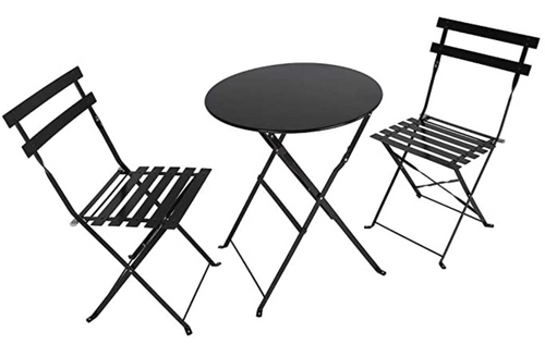 Bistro set, Black - Hong Kong Rooftop Party