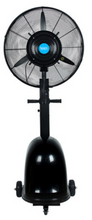 Load image into Gallery viewer, Standard Misting Fan, Black - Hong Kong Rooftop Party
