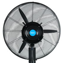 Load image into Gallery viewer, Adjustable Standard Misting Fan, Black - Hong Kong Rooftop Party
