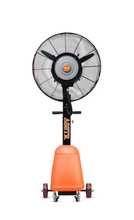 Load image into Gallery viewer, Deluxe Misting Fan, Orange - Hong Kong Rooftop Party
