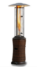 Load image into Gallery viewer, Deluxe Gas Heater Rattan, with Rain Cover - Hong Kong Rooftop Party
