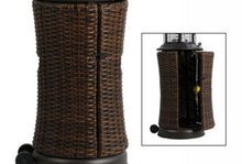 Load image into Gallery viewer, Deluxe Gas Heater Rattan, with Rain Cover - Hong Kong Rooftop Party
