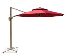 Load image into Gallery viewer, Resort Side-Pole Marble Base Umbrella, Red - Hong Kong Rooftop Party
