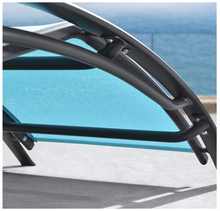 Load image into Gallery viewer, Aluminum Turquoise Sunbed Pair Set, with Table - Hong Kong Rooftop Party
