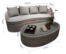 Load image into Gallery viewer, Orchid Sofa Set, Beige - Hong Kong Rooftop Party
