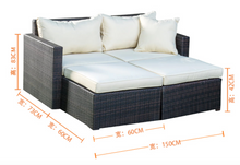 Load image into Gallery viewer, Couple Chill Sofa Set, Grey or Brown - Hong Kong Rooftop Party
