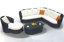 Load image into Gallery viewer, Lombok Lounge Sofa Set, White Cushions - Hong Kong Rooftop Party
